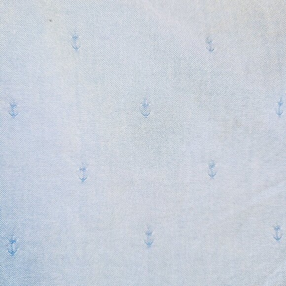 Izod Mens Light Blue Anchor Print 100% Cotton Chino Shorts 40W Preppy - Picture 7 of 10